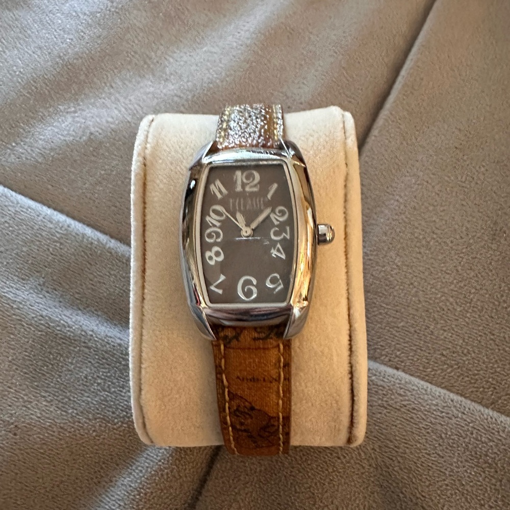 Escada Silver and Brown Women's Watch